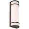 Access Lighting Cove, Dual Voltage Emergency Backup Outdoor LED Wall Mount, Bronze Finish, Acrylic Lens Acrylic 20106LEDMGEM-BRZ/ACR - alternate 5